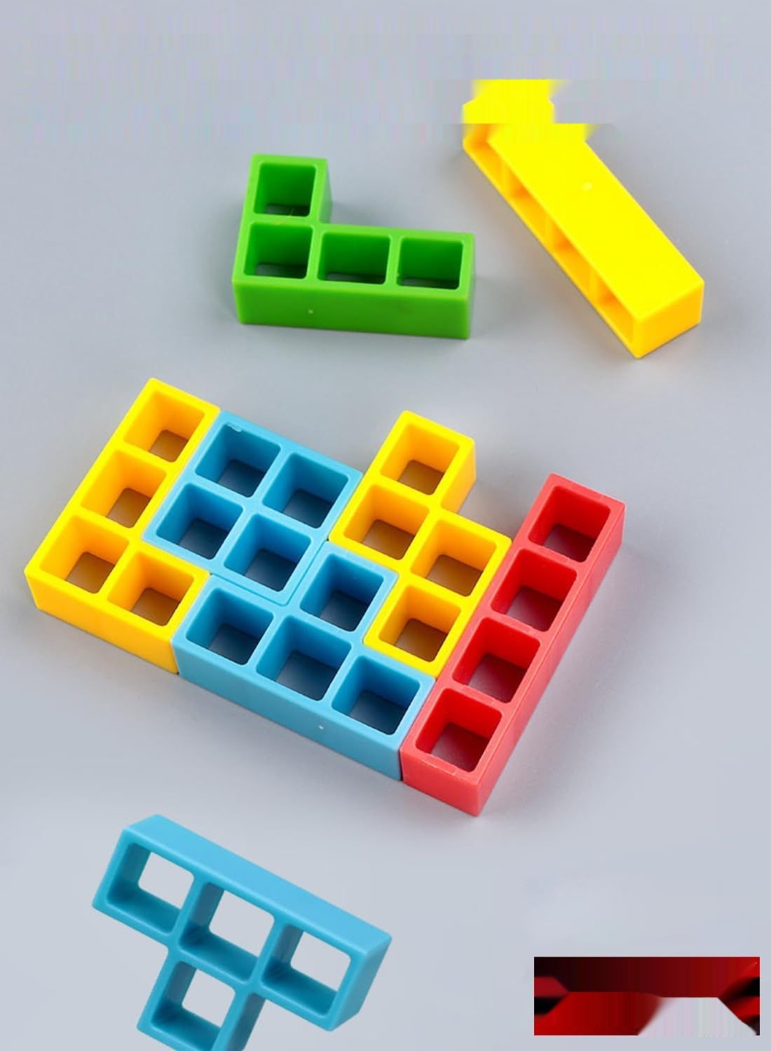 BLOOOK Montessori Zabawka, Tetra Tower Balance, gra budowania wieży.