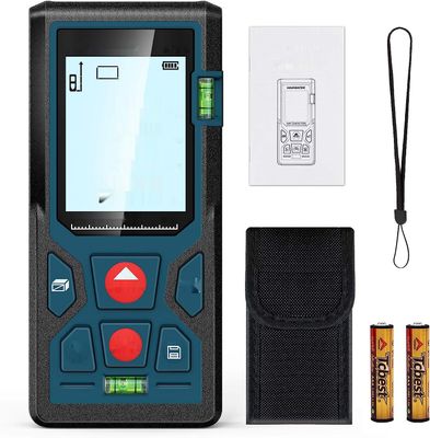 HANMATEK LM50 Dalmierz, cyfrowy dalmierz laserowy z podświetleniem LCD.