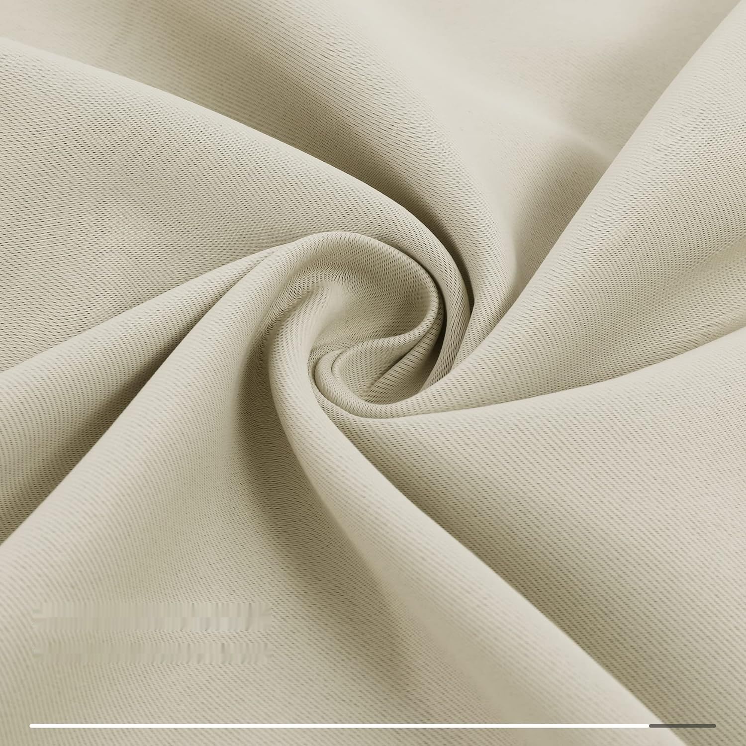 Deconovo Zasłona Nieprzeźroczysta, 140 cm x 132 cm, pakiet 1 szt., z przelotkami.