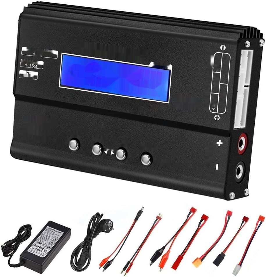 Haisito Lipo Charger 80W 6A, Ładowarka RC z ekranem LED, Zasilacz i Adapteri