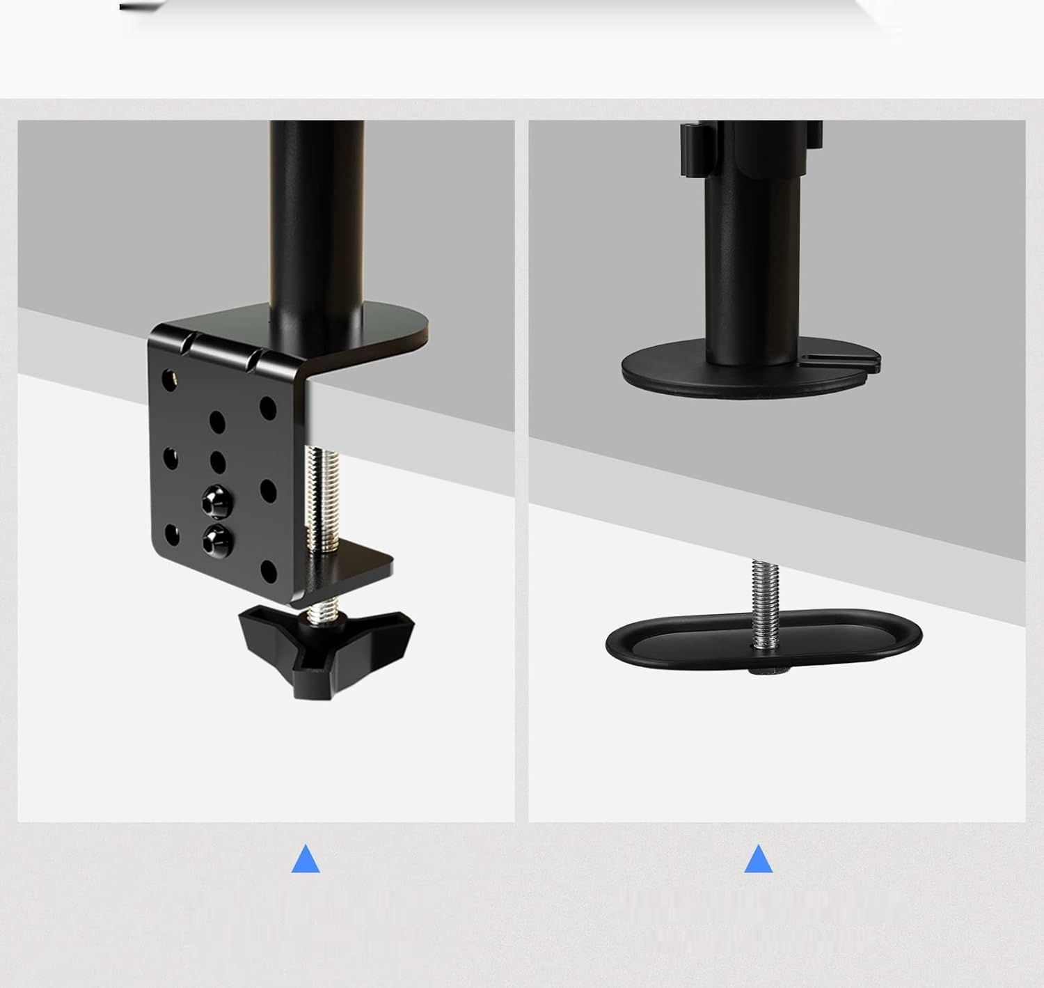 Suptek uchwyt do 2 monitorów LCD LED 13-27 cali, na biurko (MD6432TP004)