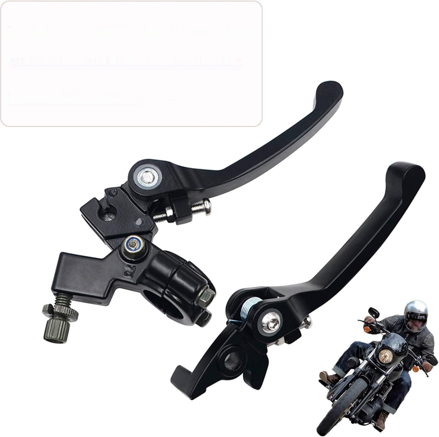 XULONG 22mm Dźwignia sprzęgła i hamulca, 2 sztuki, na 110cc-140cc Dirt Bike.