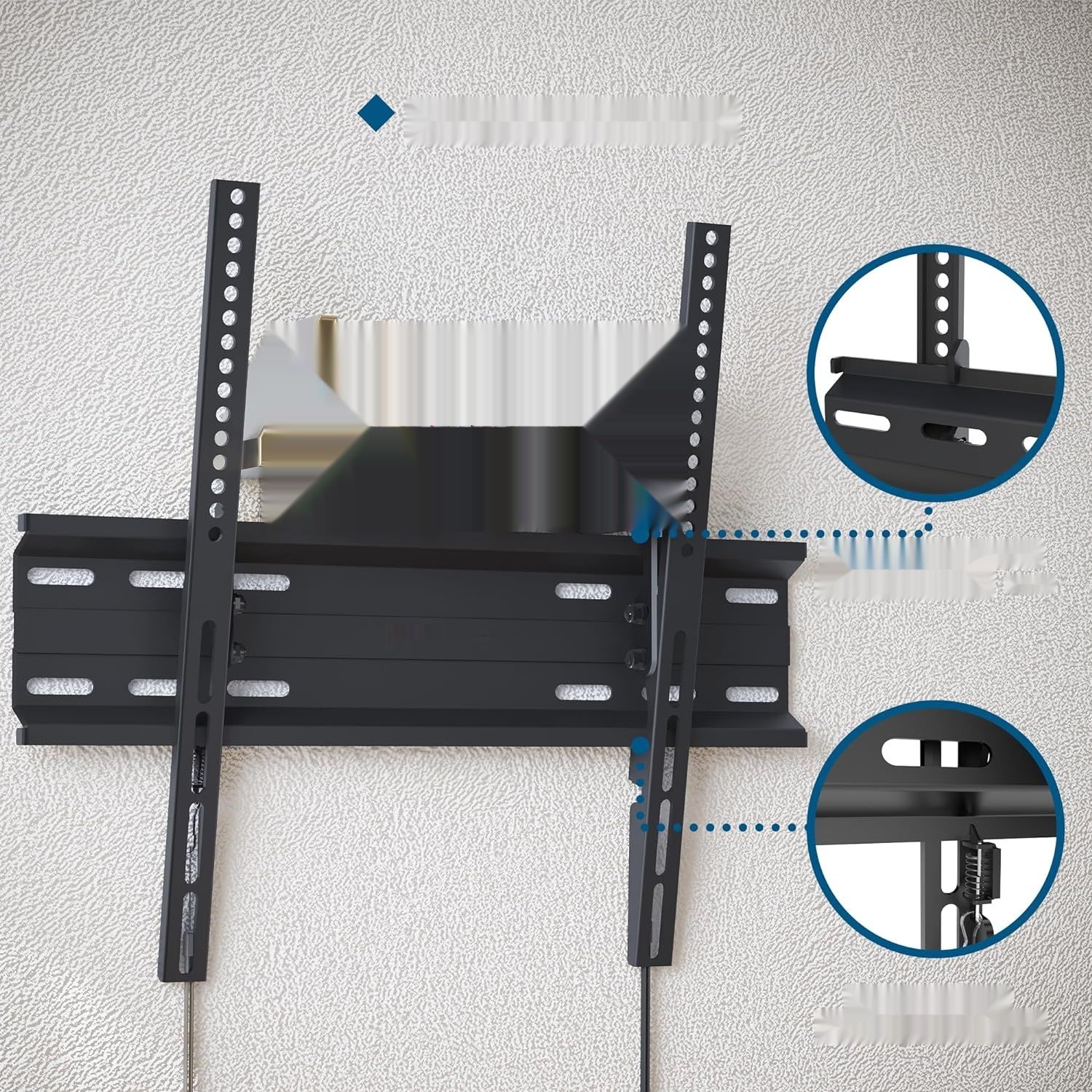 BONTEC Uchwyt TV na ścianę, uchylny, ultra cienki, dla TV 23-55&quot;, max 45 kg.