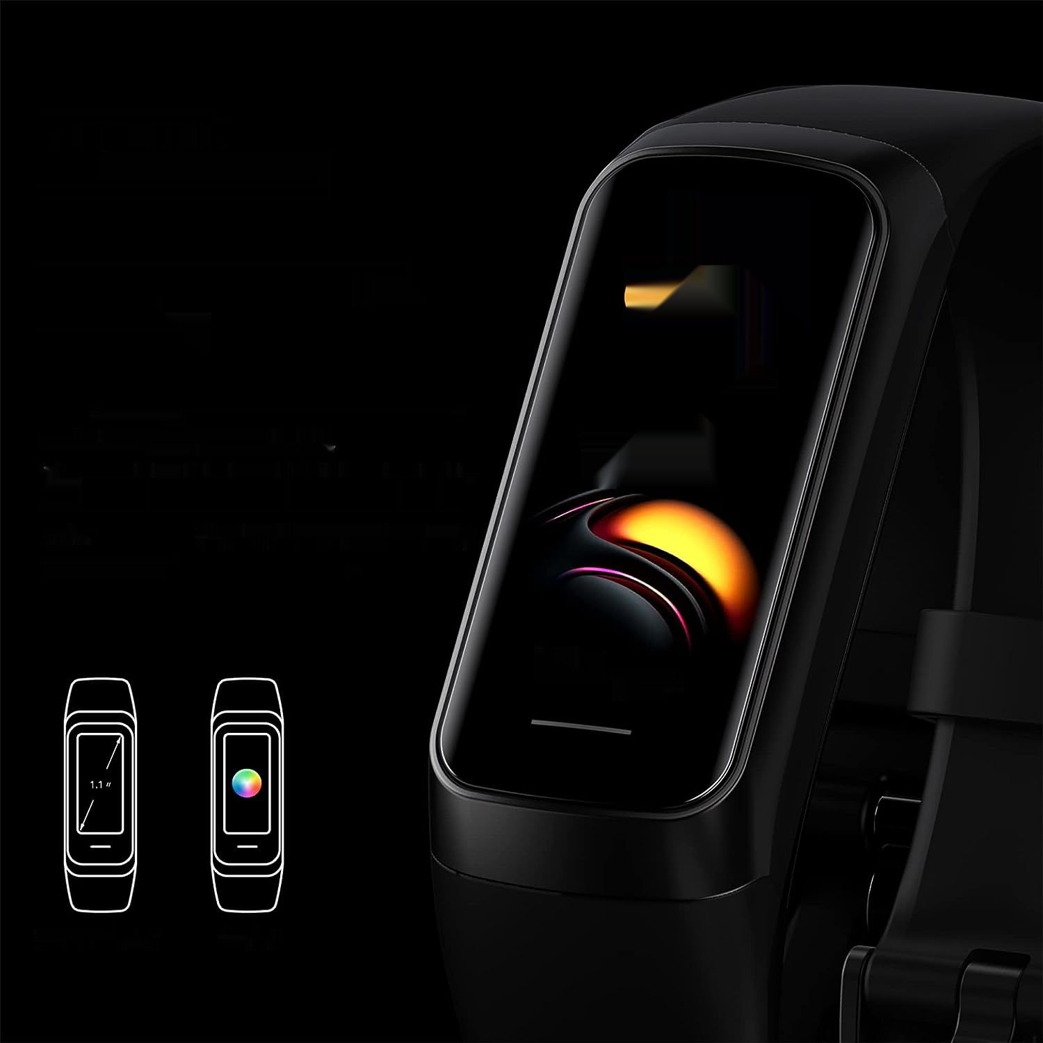 &quot;Znajdź czas Zegarek Fitness Męski Smartwatch z Ciśnieniomierzem Monitor Zdrowia&quot;