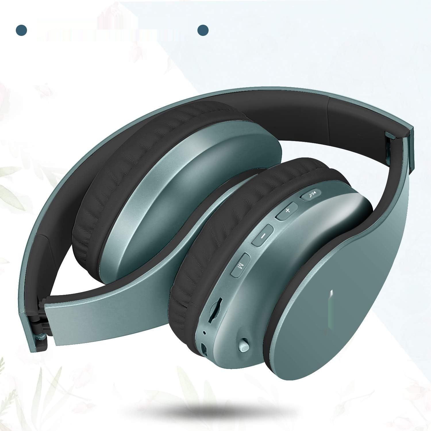 TUINYO Bluetooth Nauszne Słuchawki, HiFi Stereo, składane, do TV/PC/Telefonu.