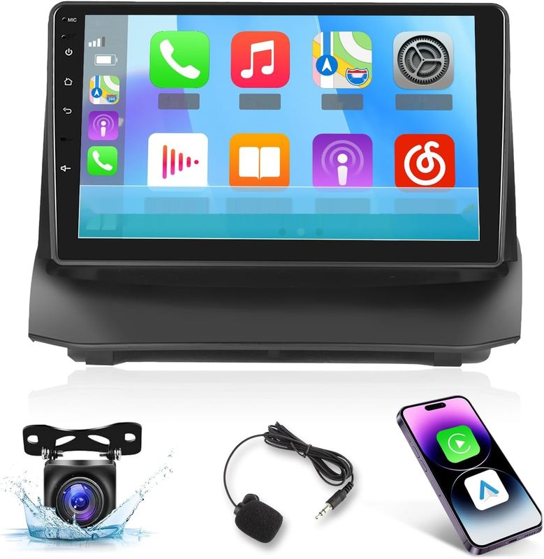 Andorid Double DIN Radio Samochodowe do Ford Fiesta 2009-2017 z Carplay i Android Auto