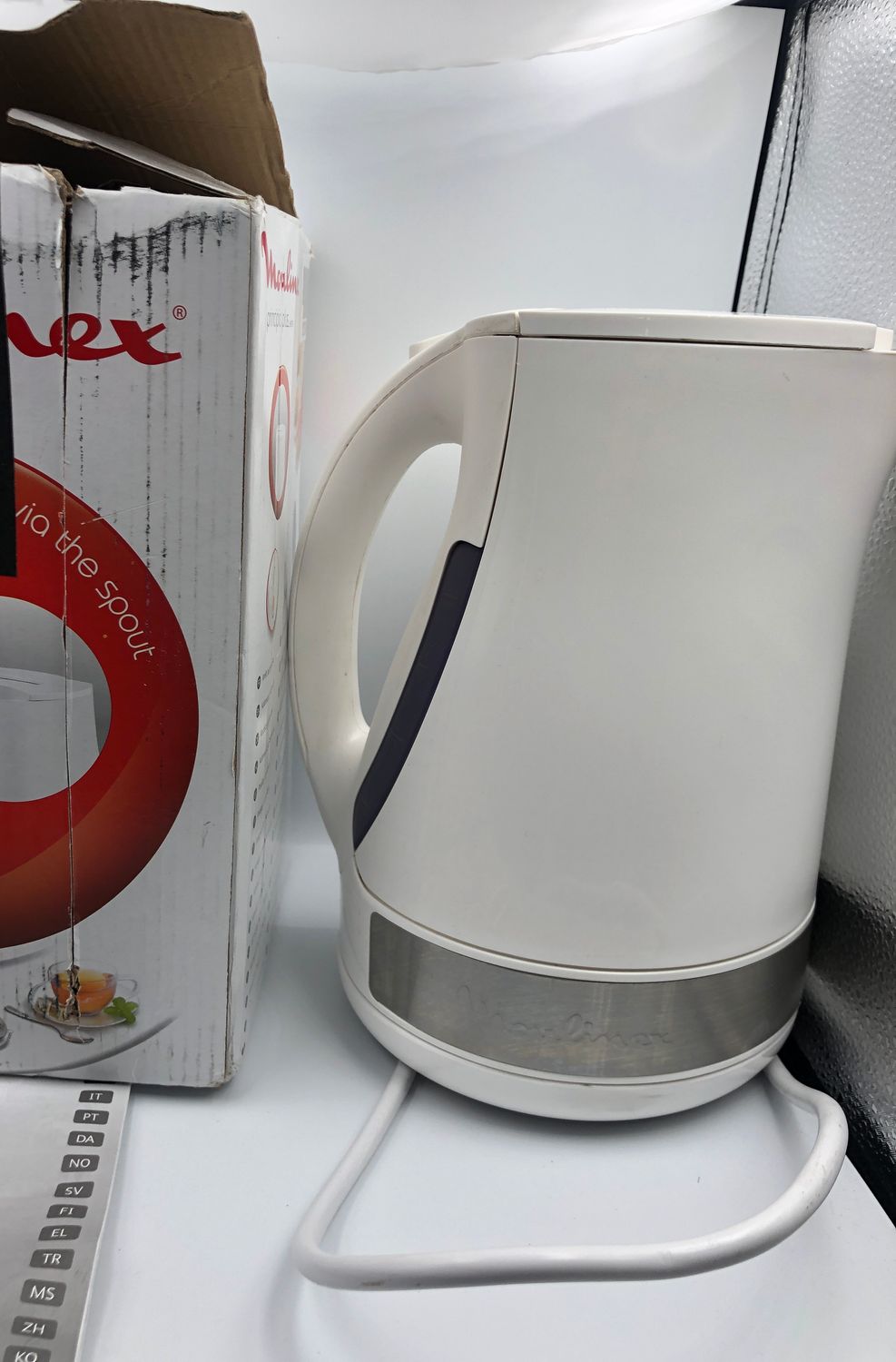 Moulinex BY108110 Principio czajnik biały/stal nierdzewna 1,7 l