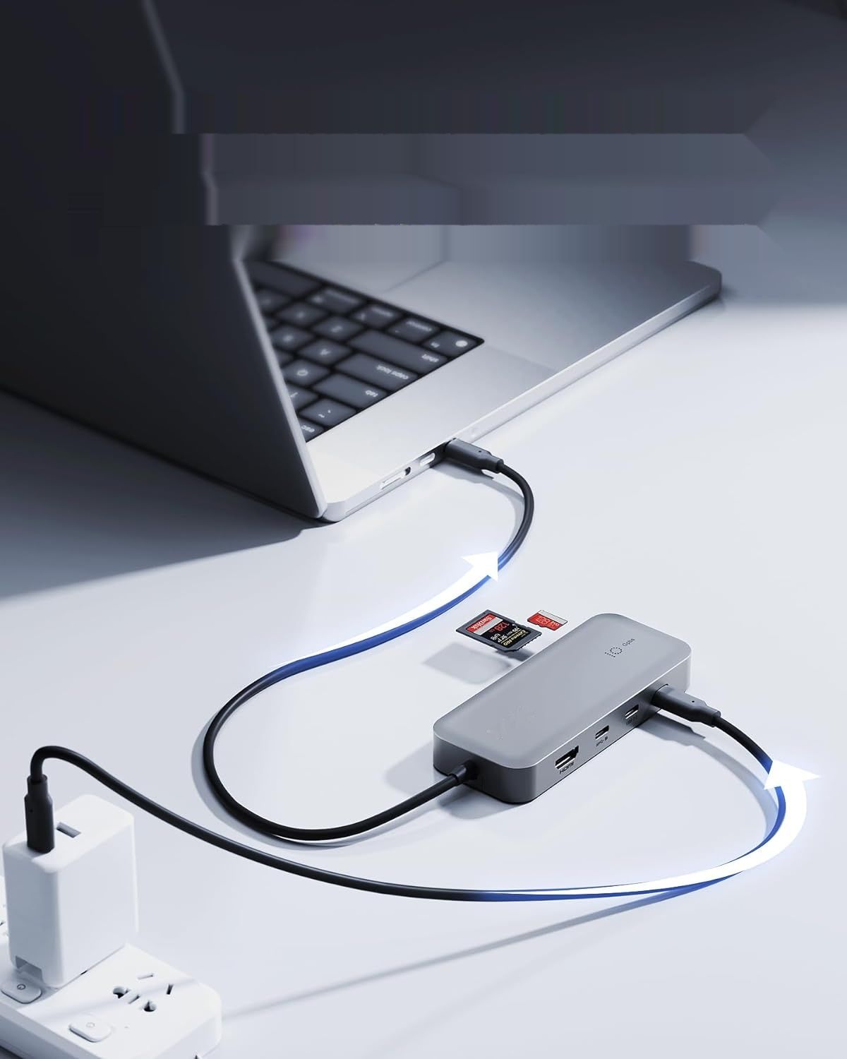 Inateck 10 w 1 koncentrator USB C, HDMI 4K 60Hz, 100W PD, 10Gbps USB 3.2/3.0