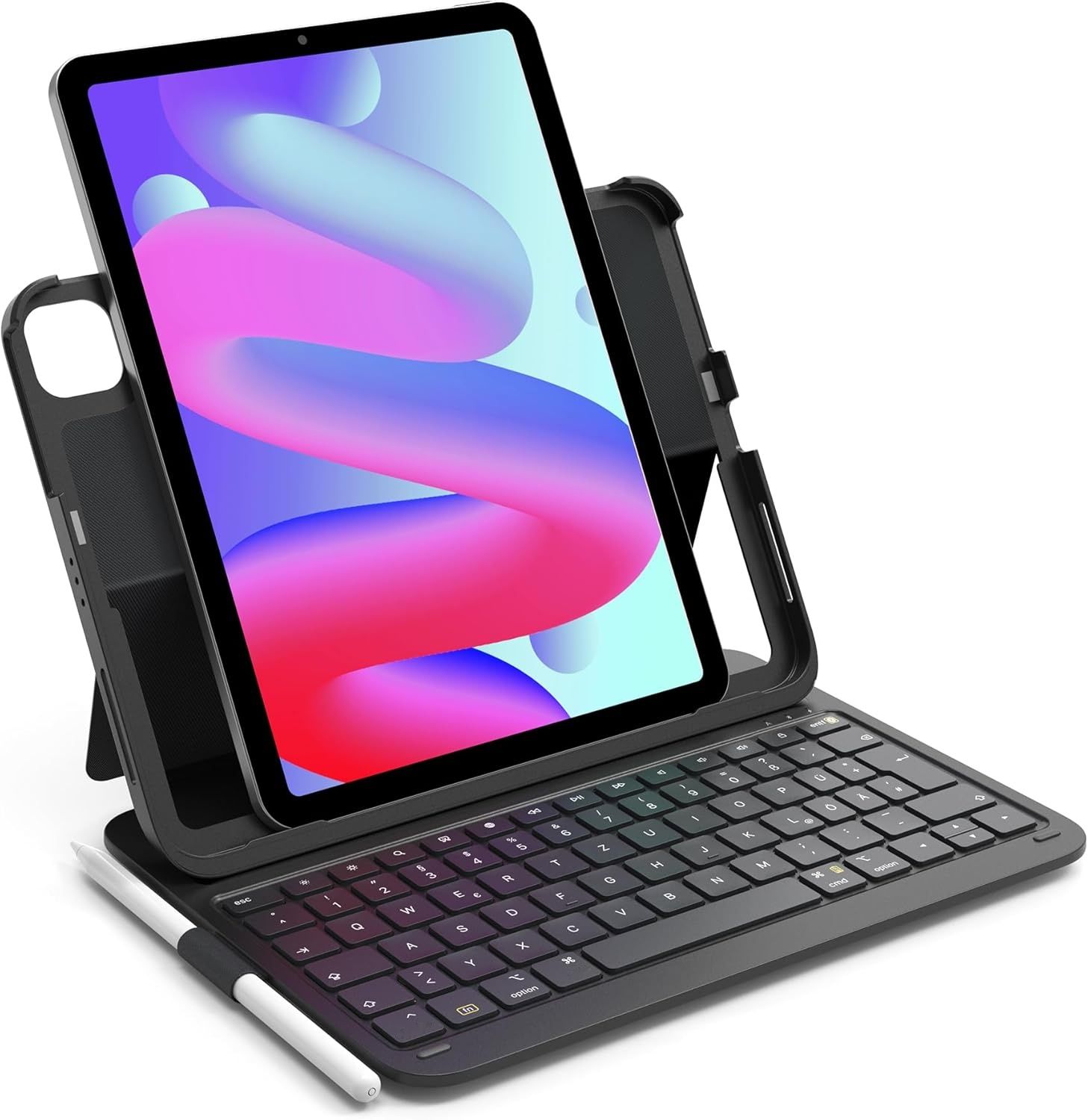Inateck Ultra-Light Klawiatura z Etui do iPada, Stojak, Uchwyt na Długopis
