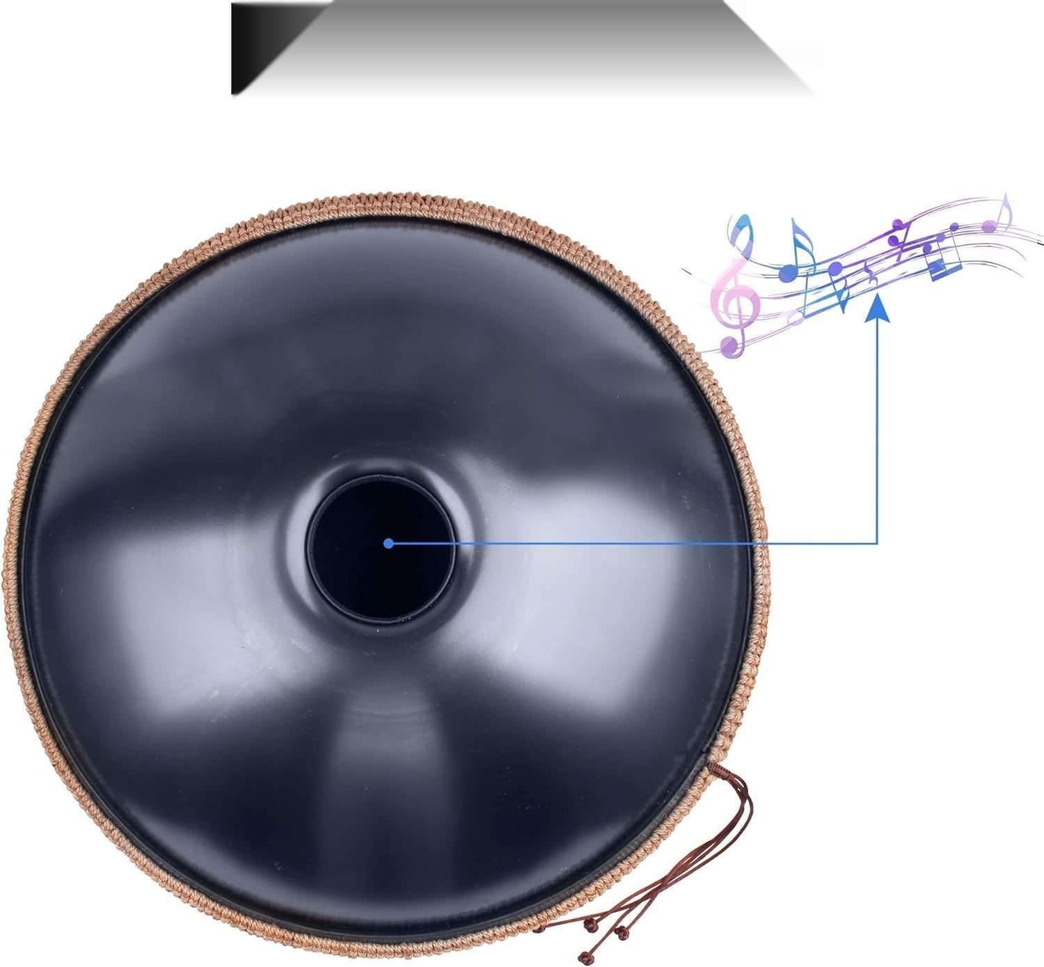 Antetok Harmonijna Bęben Handpan D-dur 10 tonów 22 cale ze torbą
