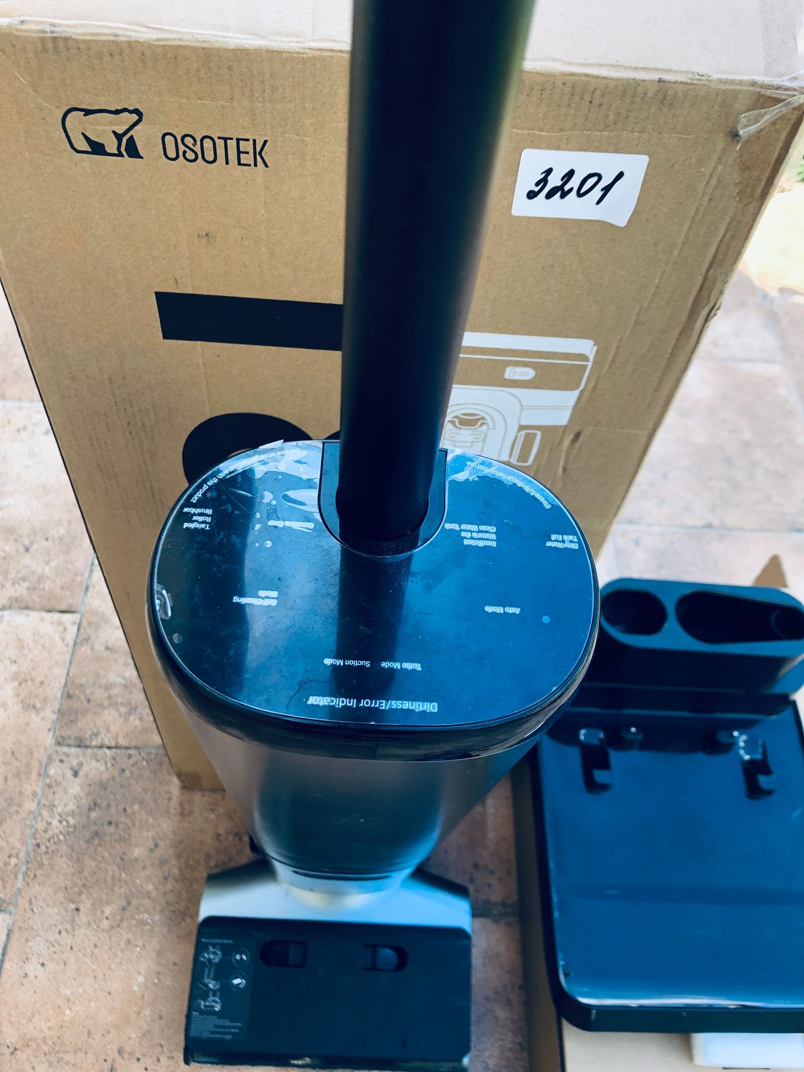 OSOTEK H200 Pro Mop: bezprzewodowy odkurzacz mokro-sucho, LED, samoczyszczący.