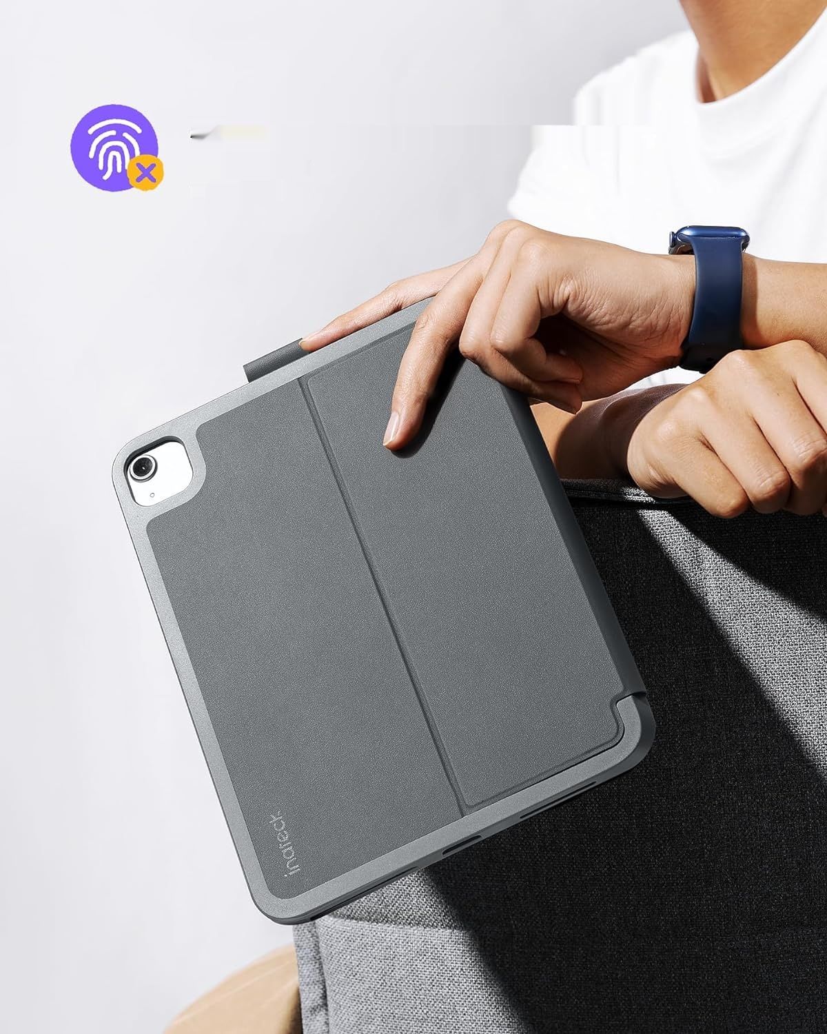 Inateck Ultra-Light Keyboard Case dla iPada Air 6 11 cali, iPada 10 gen 2022