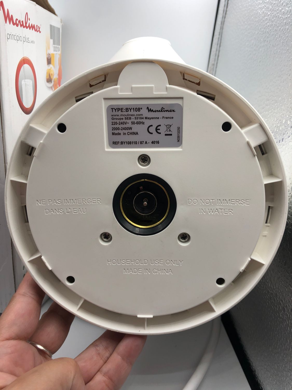 Moulinex BY108110 Principio czajnik biały/stal nierdzewna 1,7 l