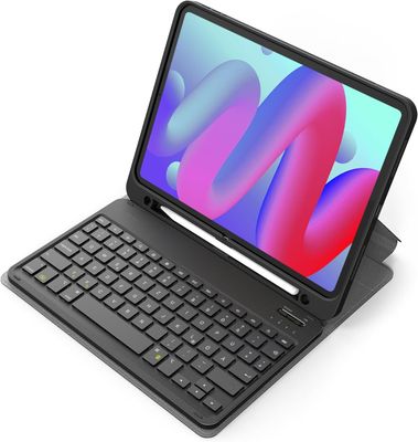 Etui z klawiaturą Inateck, kompatybilne z iPad Air 6, 11&quot;, uchwyt na rysik
