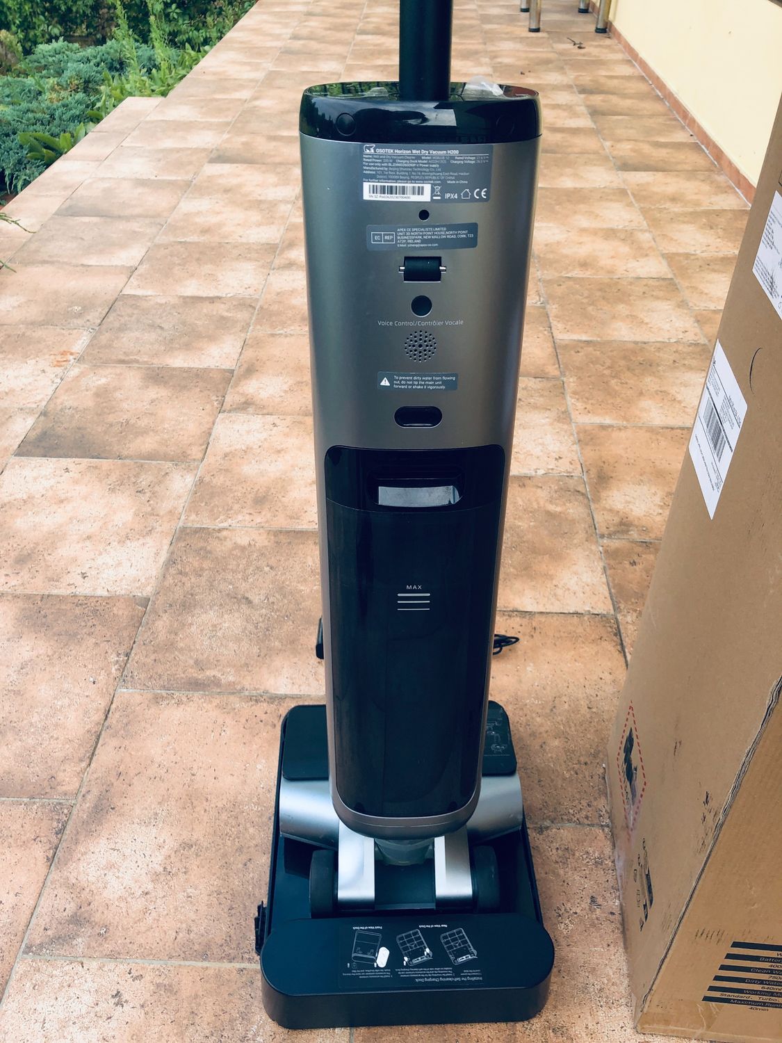 OSOTEK H200 Pro Mop: bezprzewodowy odkurzacz mokro-sucho, LED, samoczyszczący.
