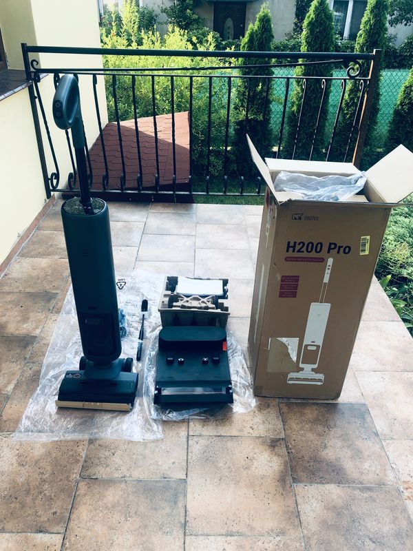 OSOTEK H200 Pro Mop: bezprzewodowy odkurzacz mokro-sucho, LED, samoczyszczący.