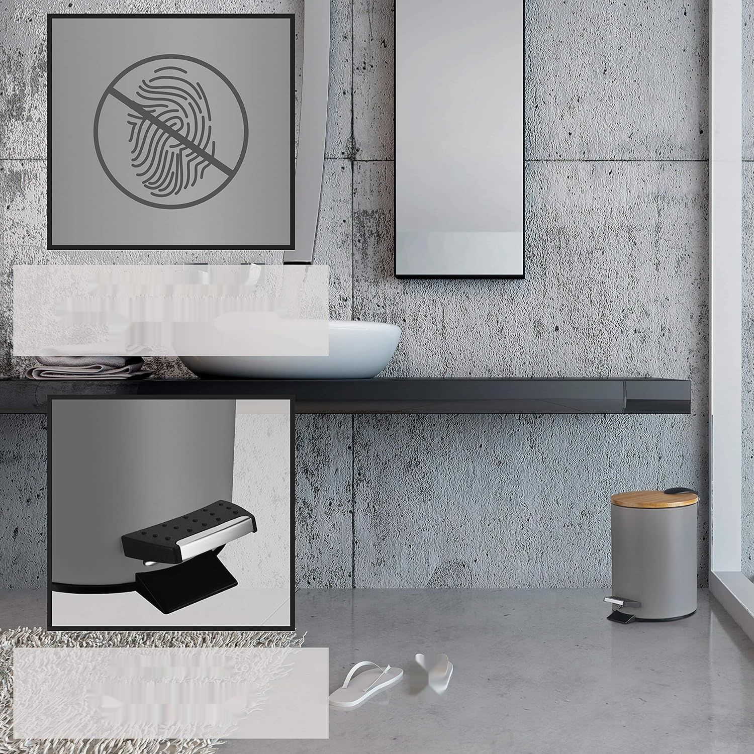 VMbathrooms Kosz na Śmieci