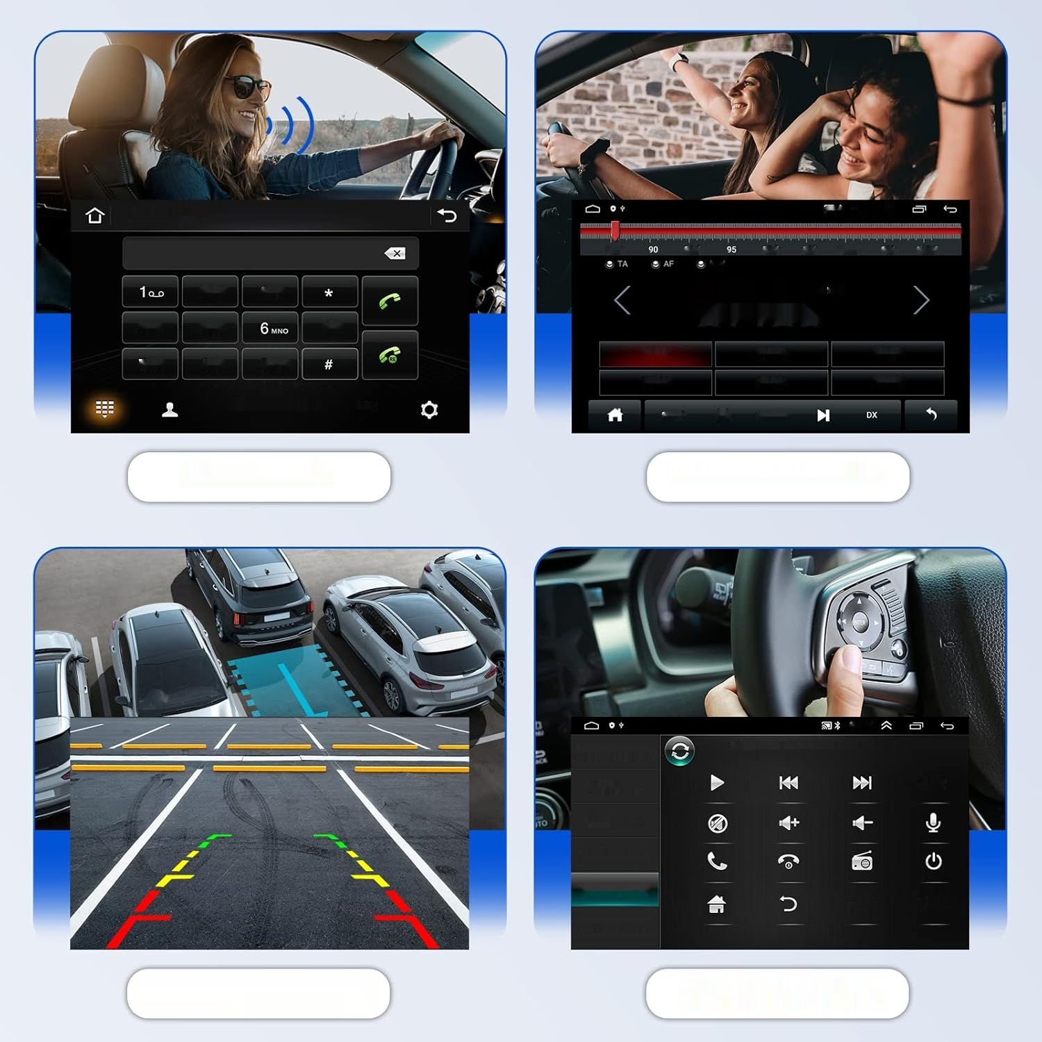 Radio samochodowe Android 7&quot; z WiFi/GPS, Bluetooth, FM, Mirror Link, SWC + Kamera cofania.