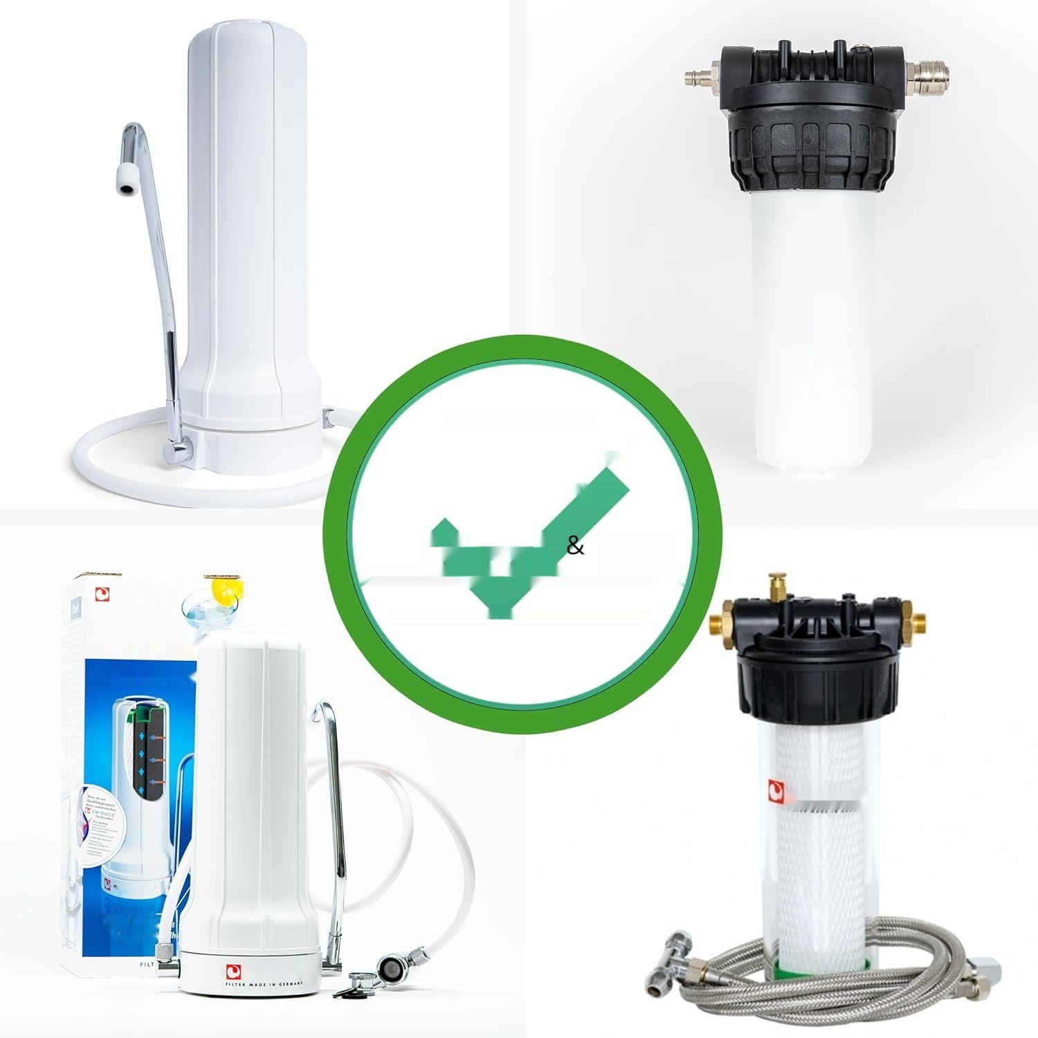 sanquell Filtr do wody pitnej SPFP PLUS | Mikrofiltracja 6 l/min | z węglem aktywnym i membranowym filter