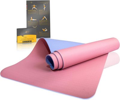 High Pulse Mata do Jogi &#39;Super Grip&#39; - Stabilna, Przyczepna, z paskiem do noszenia.