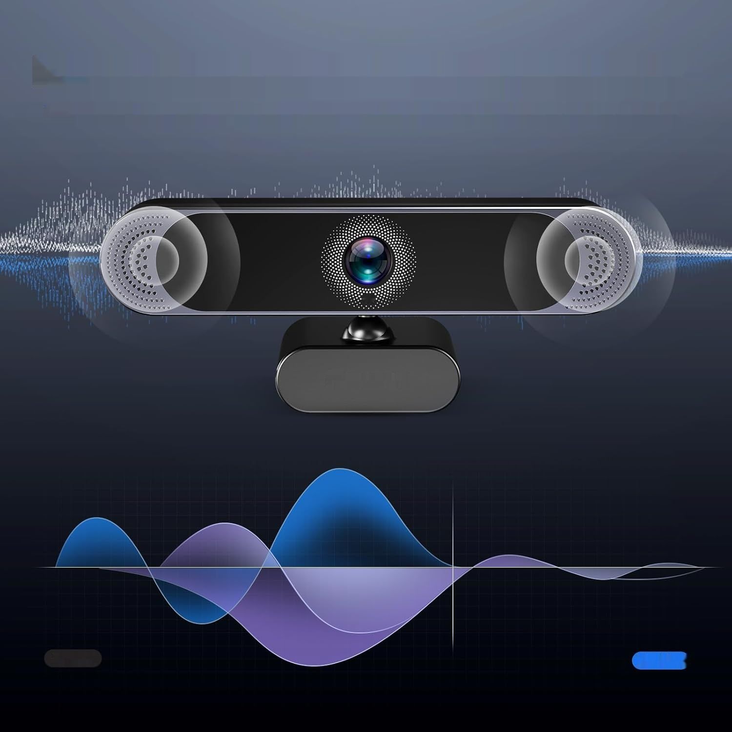 DEPSTECH 4K Webcam: Zoom, Mikrofon, Sony Sensor, Autofokus 8MP HD, dla Mac/PC