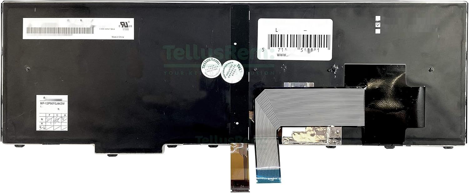 TellusRem Klawiatura Zastępcza Francuska do Lenovo Thinkpad E531 T540 T550 L540 W540 W550