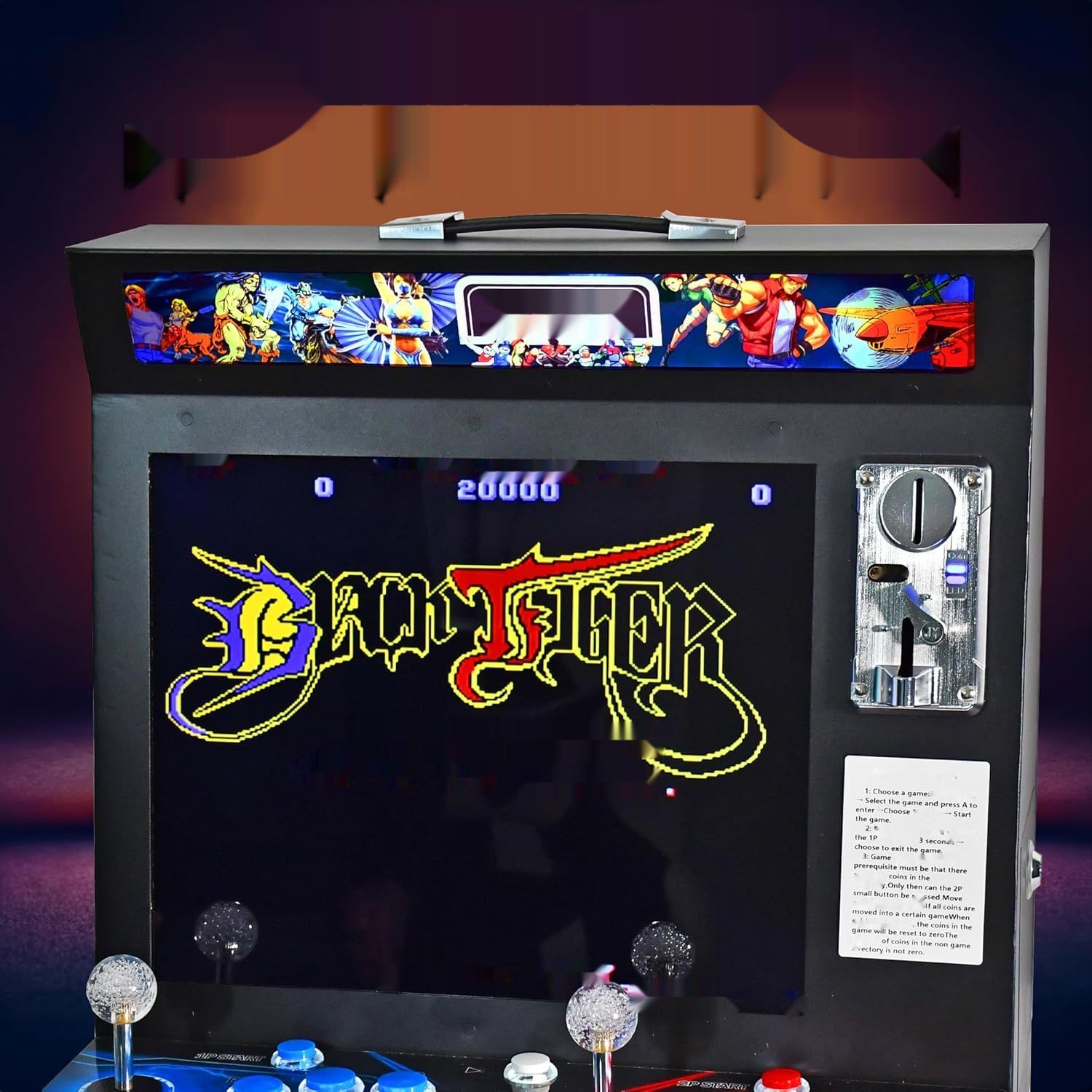 Arcade Machine, 9800 tytułów, monitor 17&quot;, tryb portfel/wolny, do 4p