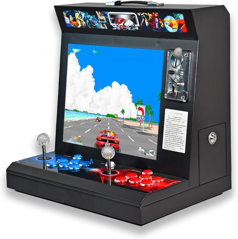 Arcade Machine, 9800 tytułów, monitor 17&quot;, tryb portfel/wolny, do 4p