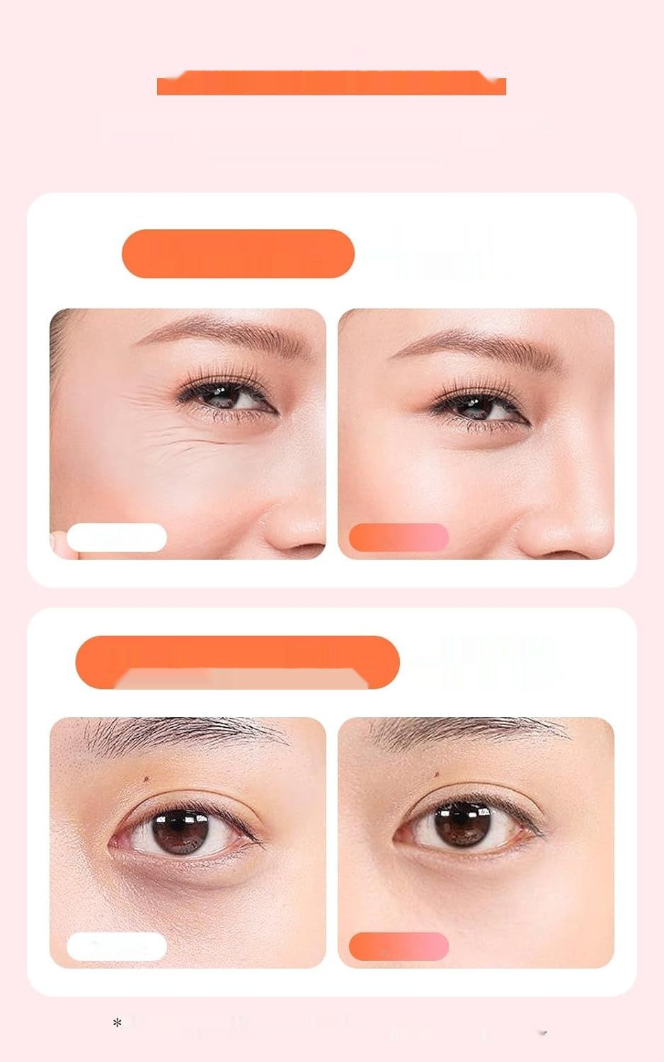 Urządzenie do masażu oczu TOUCHBeauty 3 w 1: EMS, ogrzewanie, wibracje (Różowy)