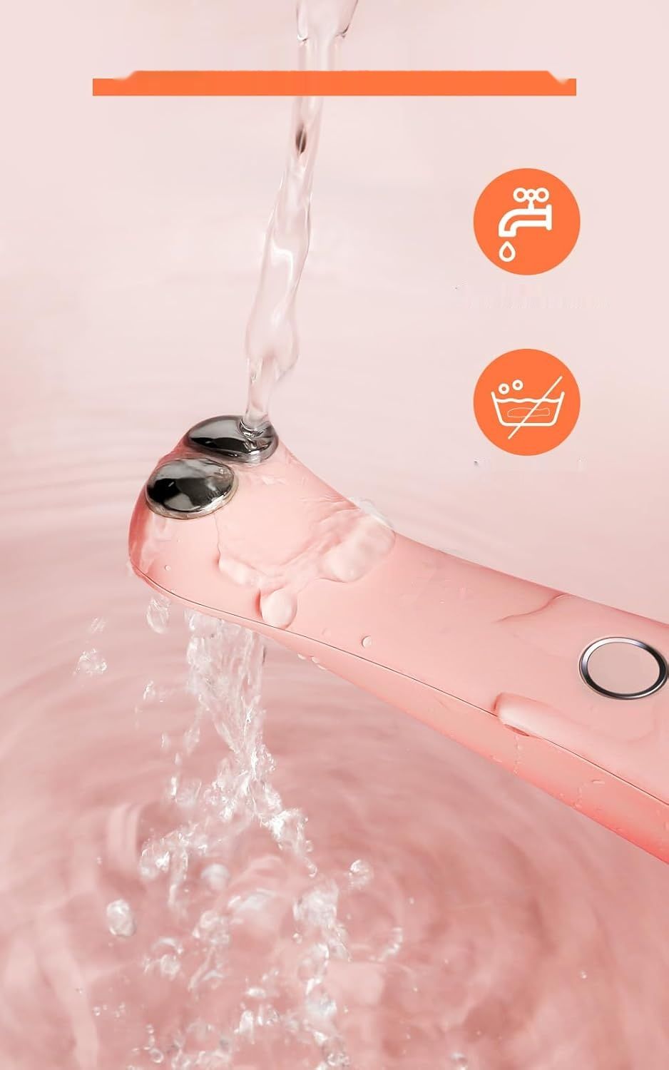 Urządzenie do masażu oczu TOUCHBeauty 3 w 1: EMS, ogrzewanie, wibracje (Różowy)