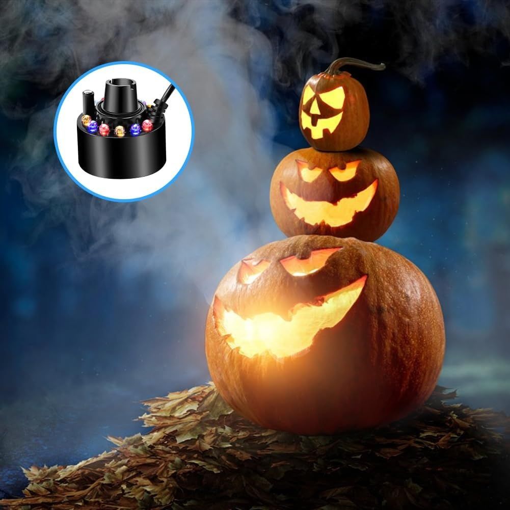 Joycabin Ultradźwiękowy Nebulizator, 12 LED Świateł, Nawilżacz Mglisty