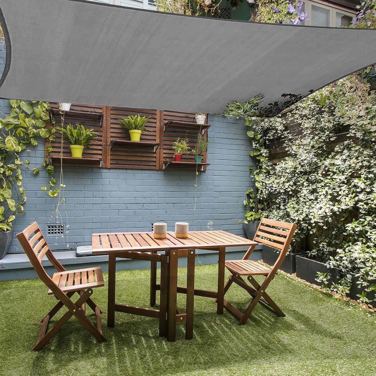 HAIKUS Sun Sail, 3 x 4 m, Prostokątny, Premium HDPE, UV i pogodoodporny, szary