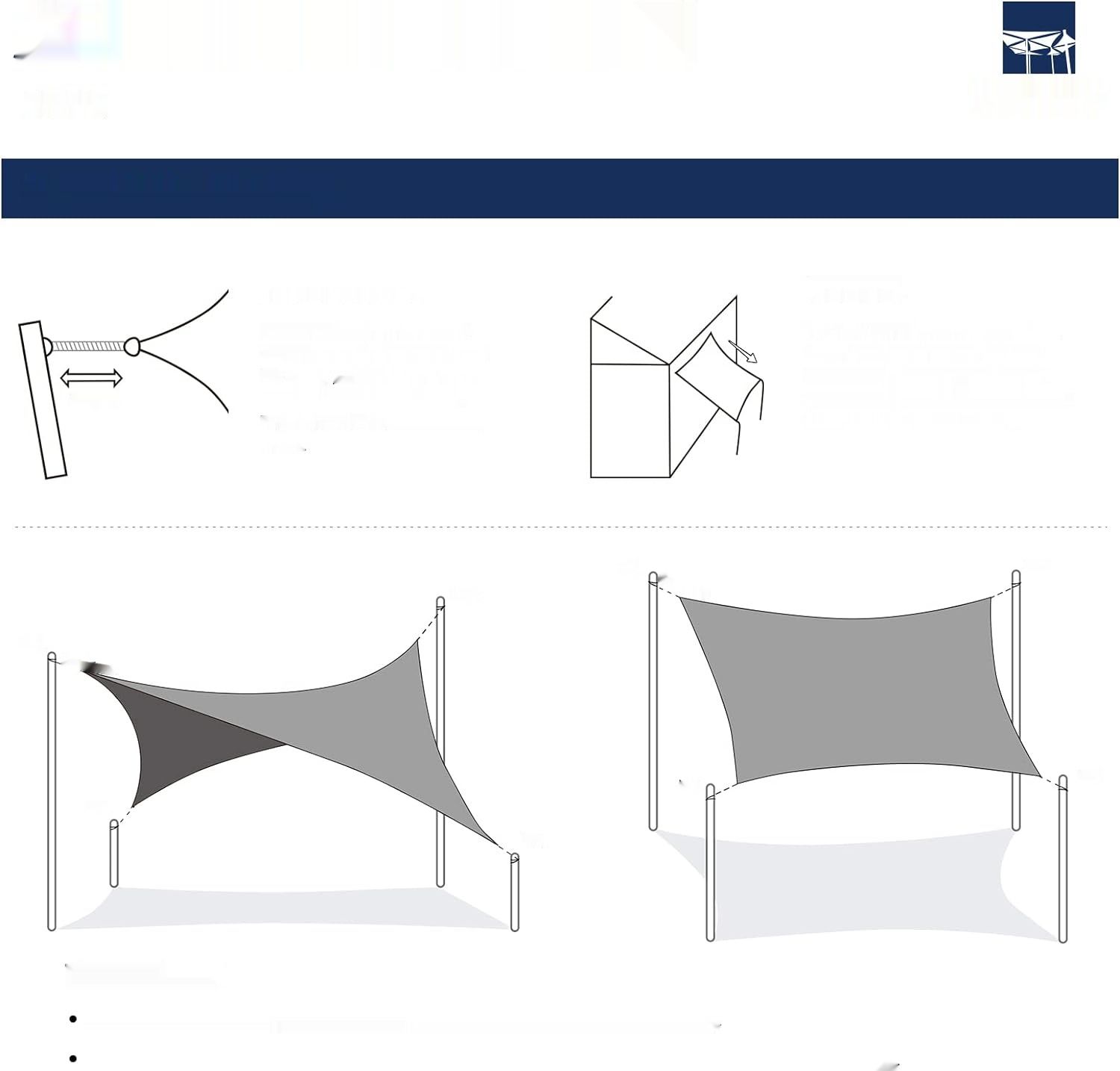 HAIKUS Sun Sail, 3 x 4 m, Prostokątny, Premium HDPE, UV i pogodoodporny, szary