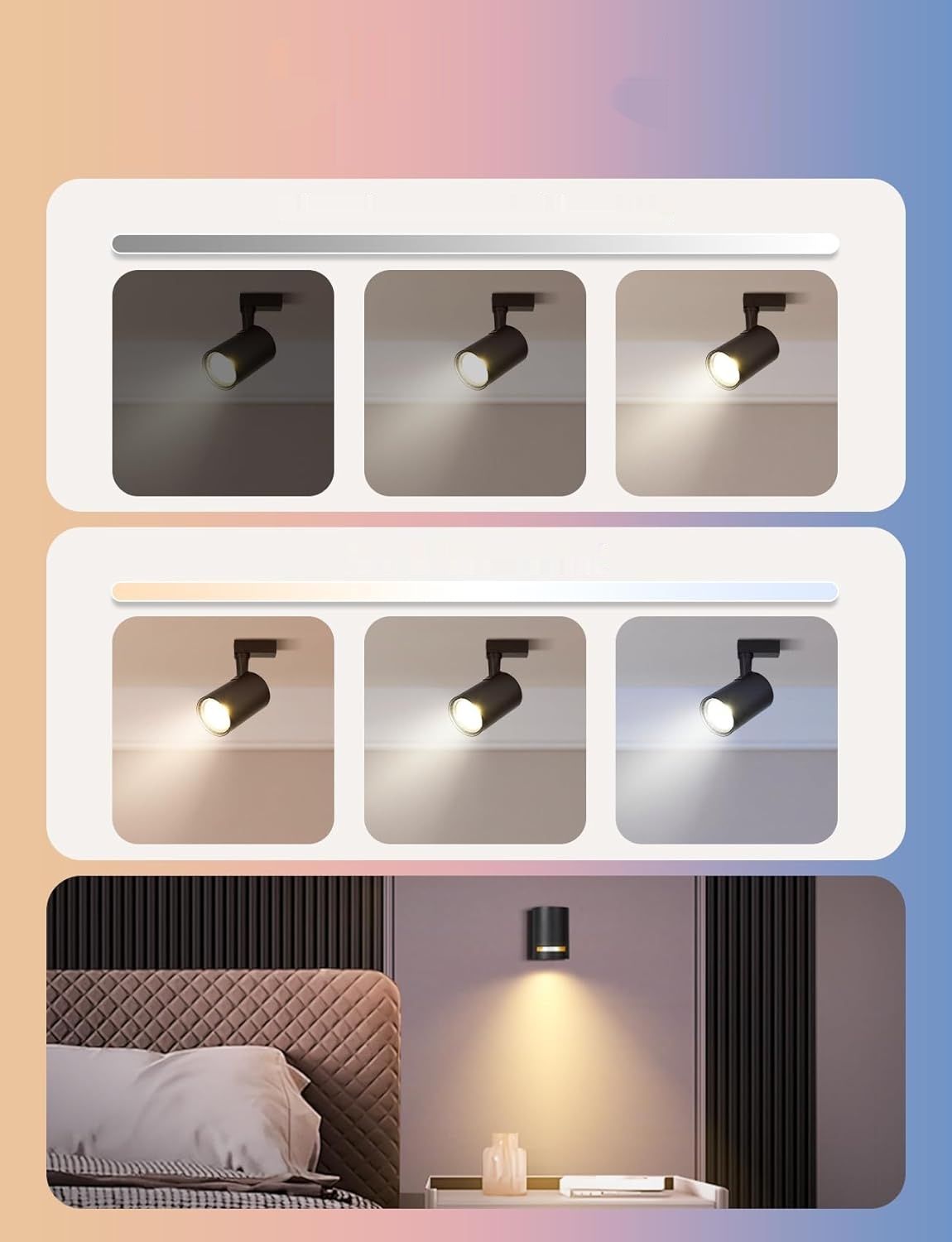 Aigostar Mesh - 6,5W GU10 Alexa Żarówka, LED Smart Bulb 555LM CCT, 6 sztuk