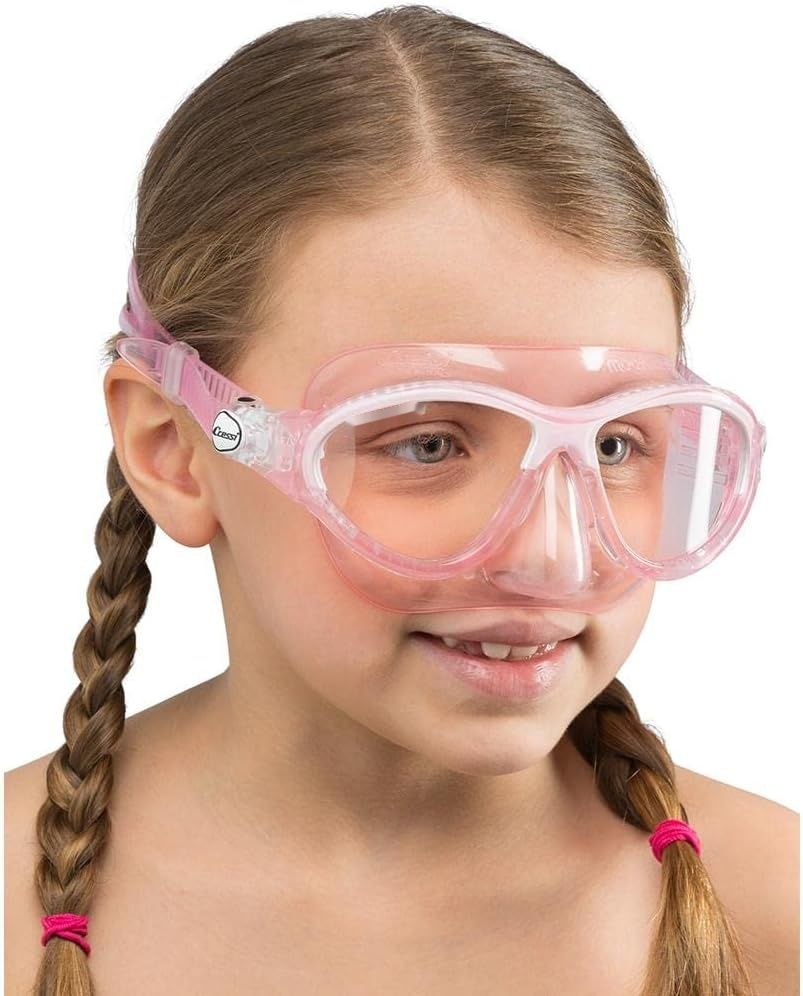 Cressi Moon Kid Okulary Nurkowe dla Dzieci 7-15 Lat, silikonowe, odporne na zarysowania.