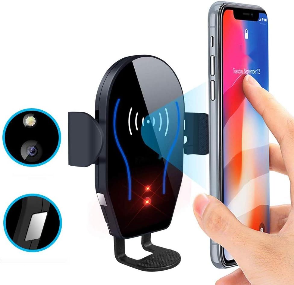 OYEFLY Uchwyt z bezprzewodowym ładowaniem kompatybilny z Smart 453 Forfour Fortwo