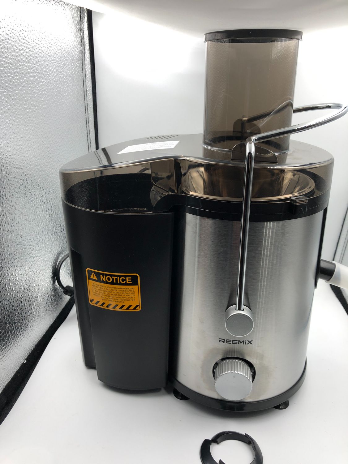 Reemix Sokowirówka do Warzyw i Owoców, Stal Nierdzewna, 800W, 3 prędkości