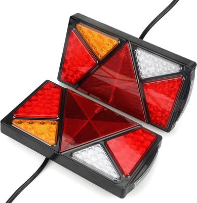 Yuanjoy 2 Pack 12V 24V Zestaw Tylnych Świateł LED