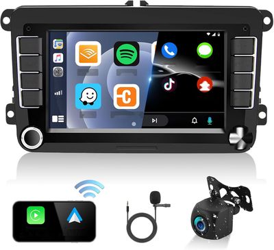 Radio samochodowe 2 DIN Android 13 z Carplay, GPS, BT, Canbus + kamera AHD