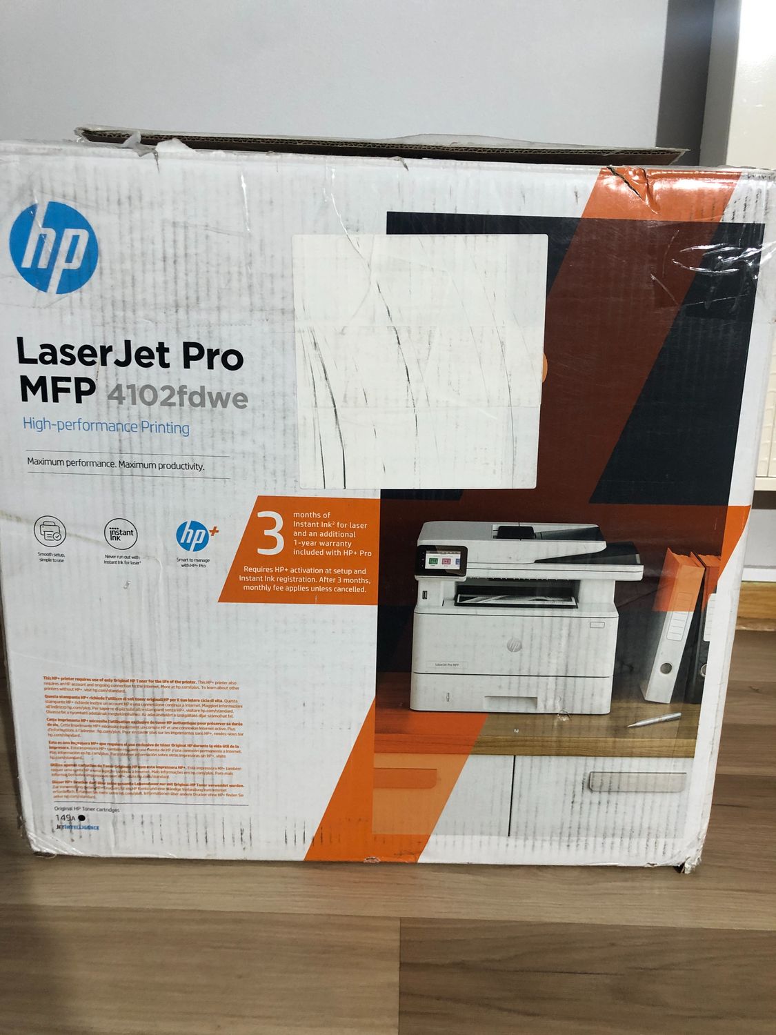 HP LaserJet Pro MFP 4102fdwe Wielofunkcyjna Drukarka Laserowa - Biała