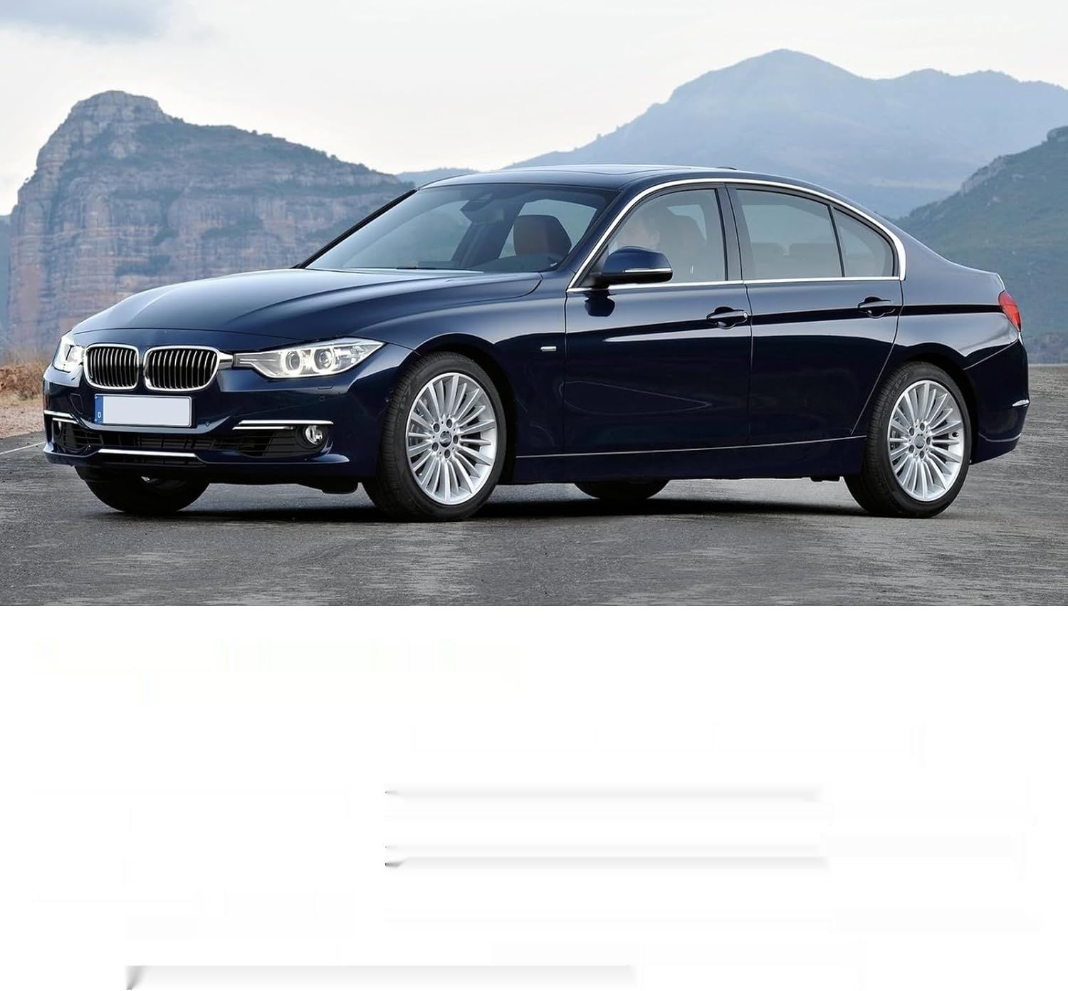 Altsbaos osłona lusterka wstecznego do BMW F20-36, E84, I01, X1 w kolorze czarnym połyskującym.