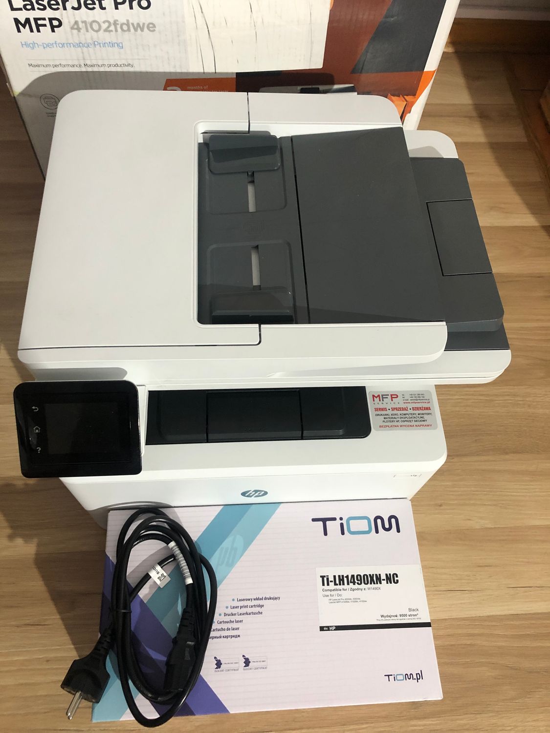 HP LaserJet Pro MFP 4102fdwe Wielofunkcyjna Drukarka Laserowa - Biała