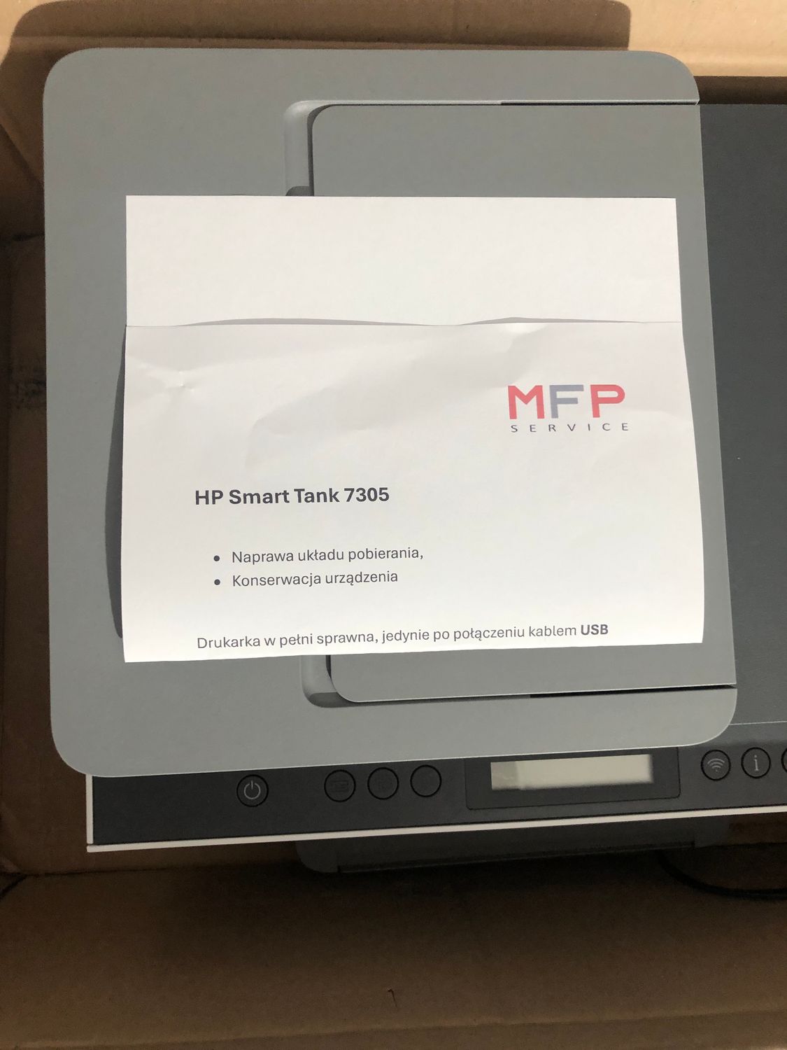 HP Smart Tank 7305 3-w-1 Drukarka (WLAN, Duplex, ADF) - Duży Zbiornik, Wysoka Wydajność