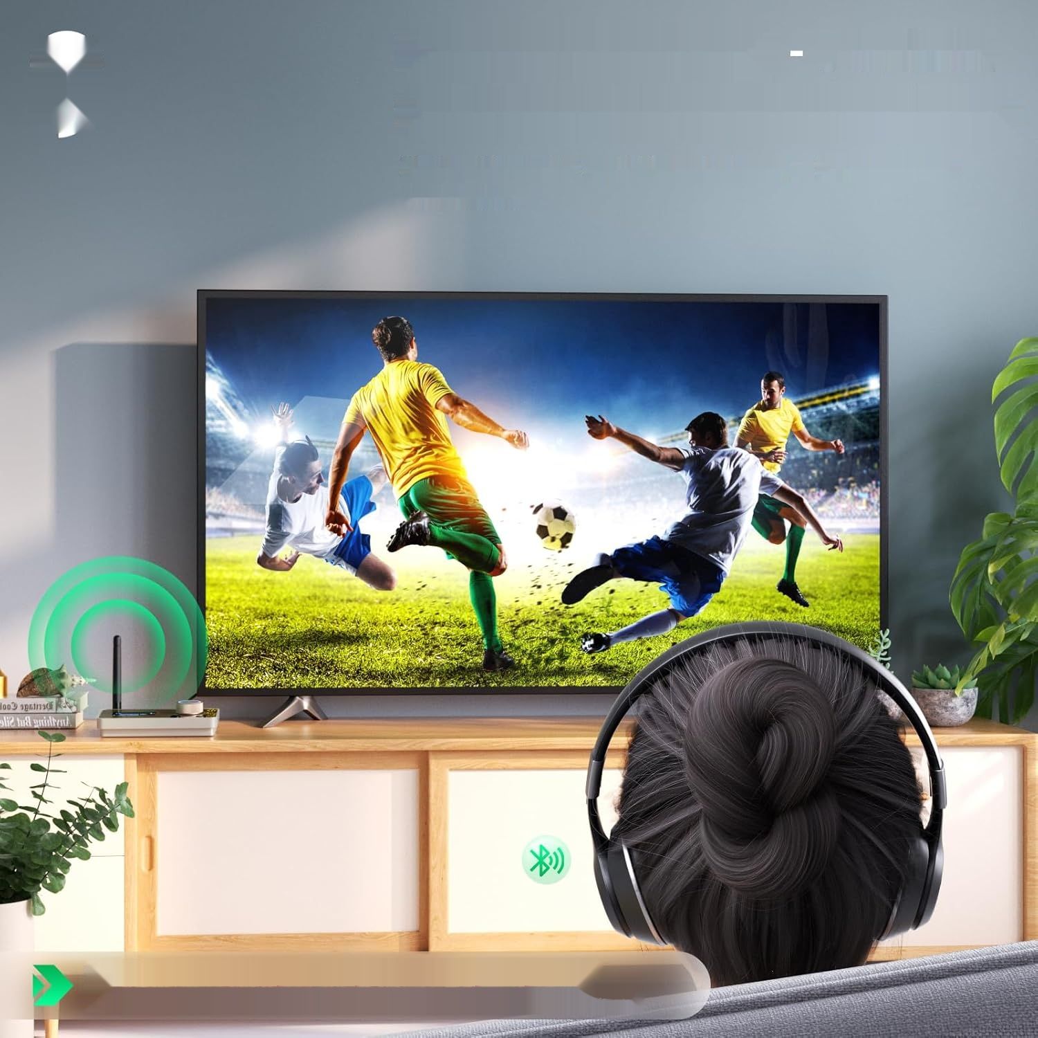 3-w-1 nadajnik-odbiornik Bluetooth 5.2 z wyświetlaczem, HiFi adapter