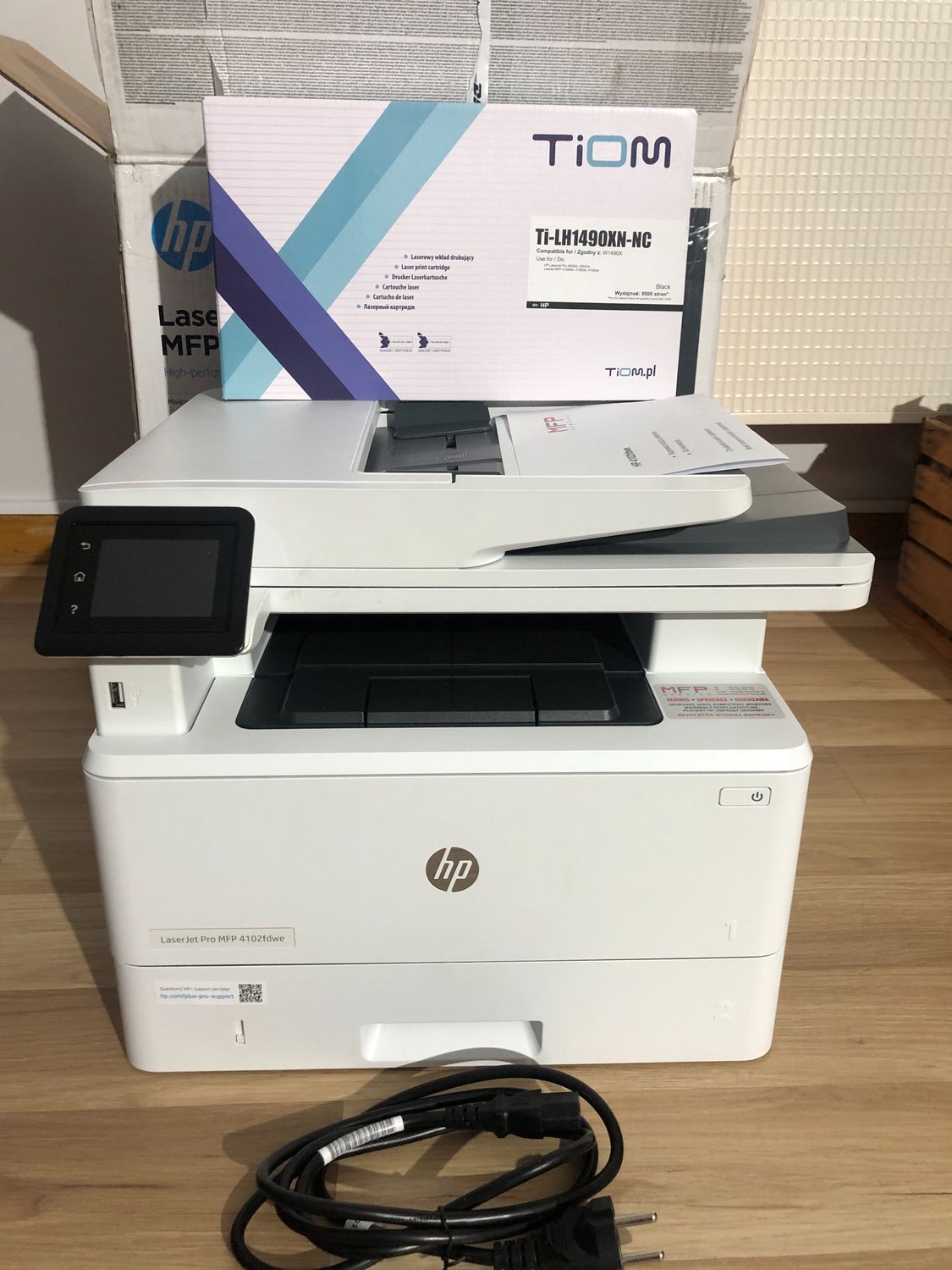 HP LaserJet Pro MFP 4102fdwe Wielofunkcyjna Drukarka Laserowa - Biała