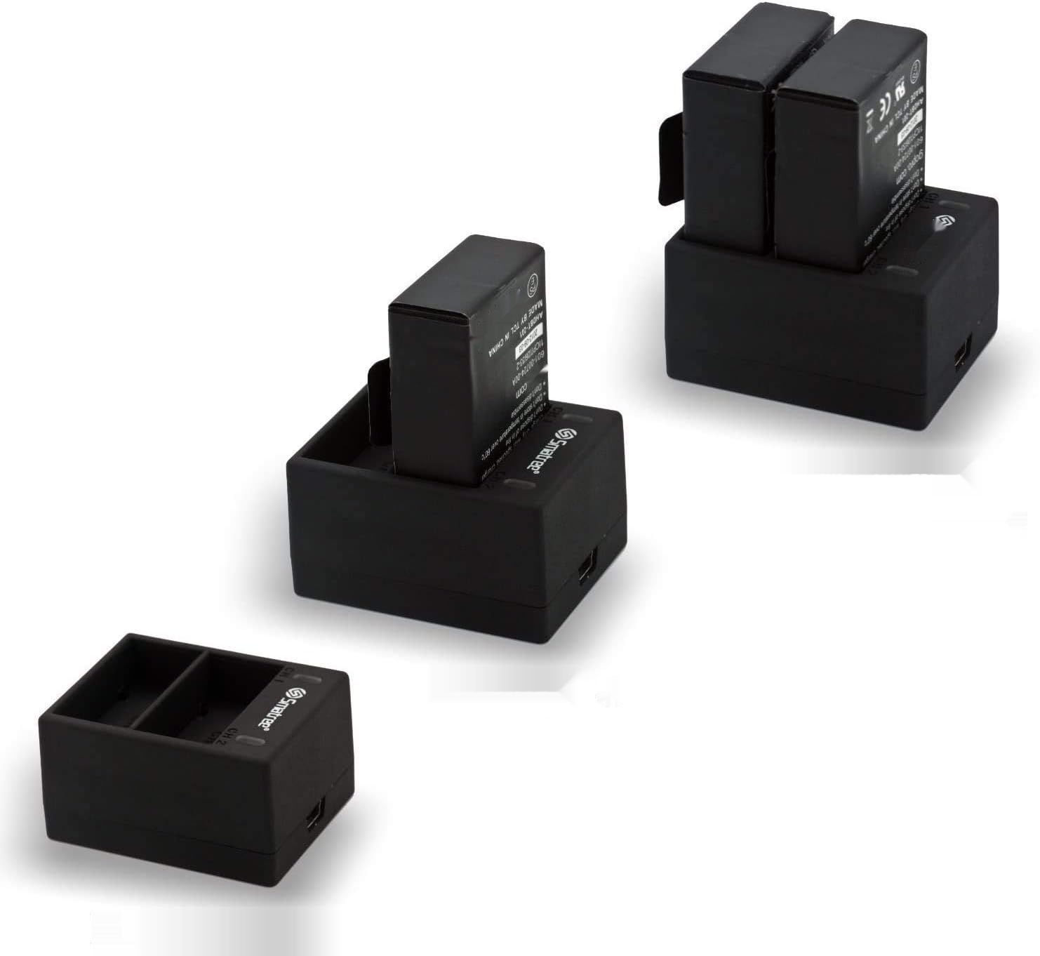 Smatree podwójna ładowarka z kablem USB do baterii GoPro HERO3+, HERO3
