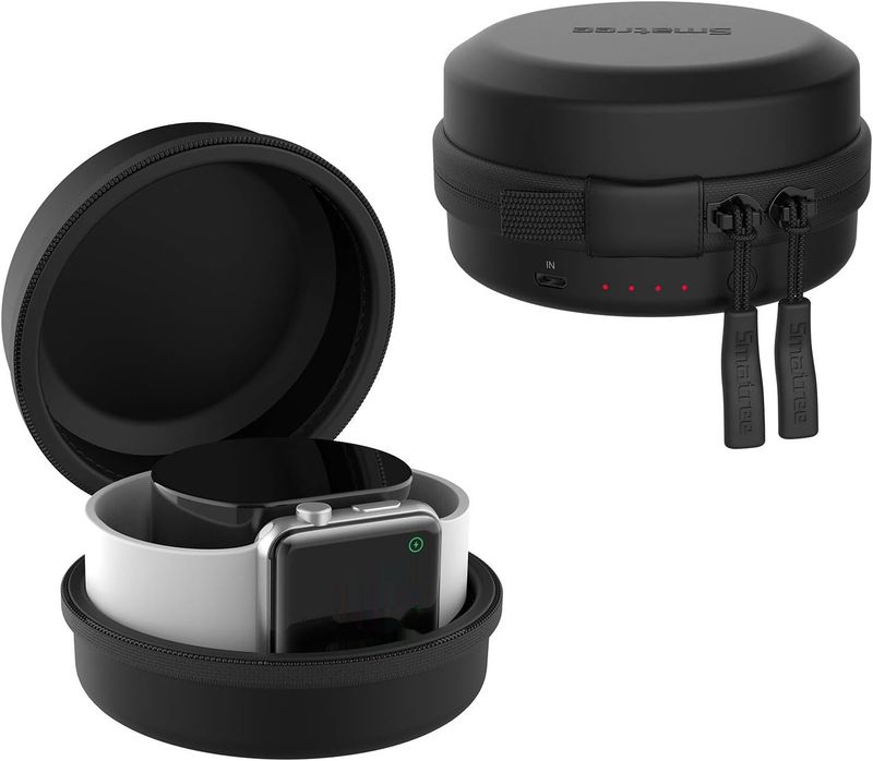 Smatree Etui Ładujące dla Watch Serii 8/7/6/5/4/3/2/1/SE - Czarny
