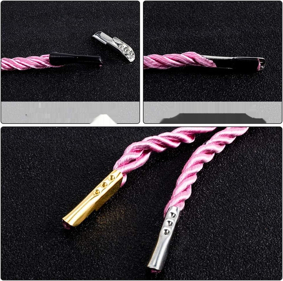 nbeads 600PCS Metalowy Zaczep, Żelazne Blokady Końcówki Kordów - DIY Szycie