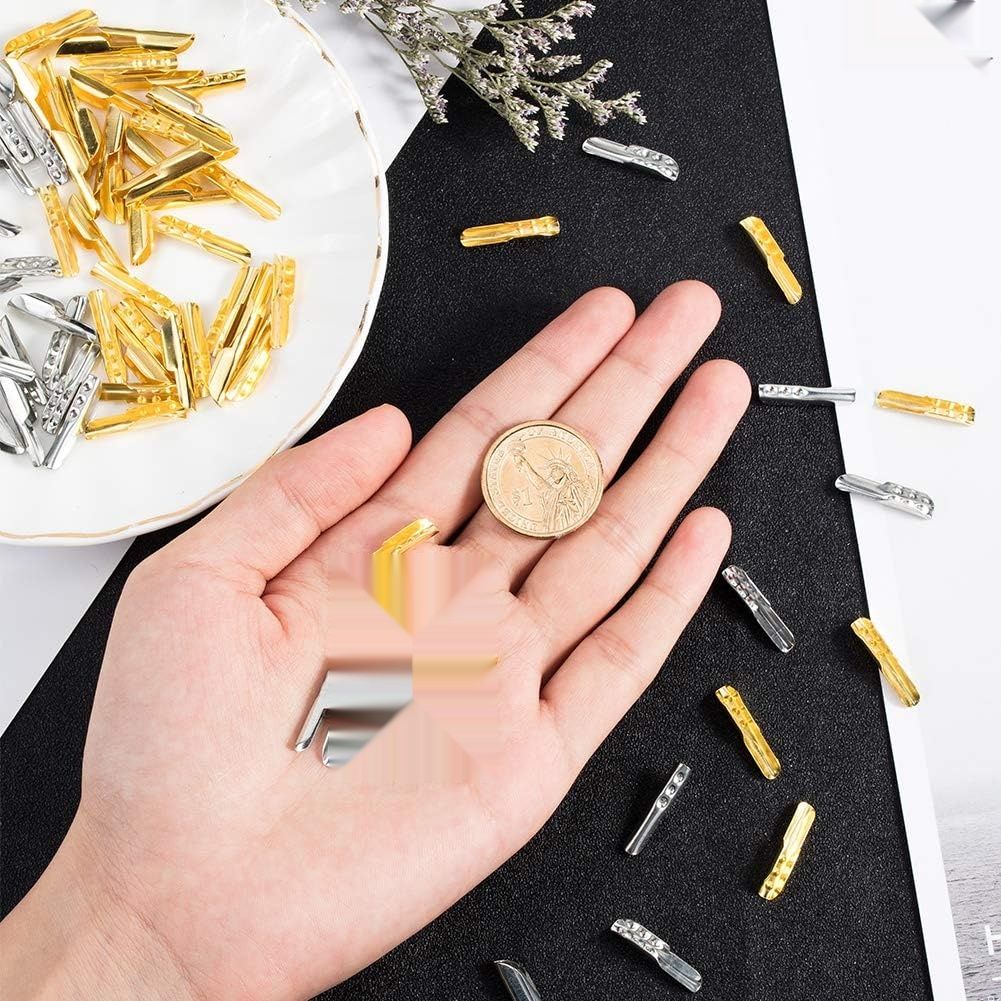 nbeads 600PCS Metalowy Zaczep, Żelazne Blokady Końcówki Kordów - DIY Szycie