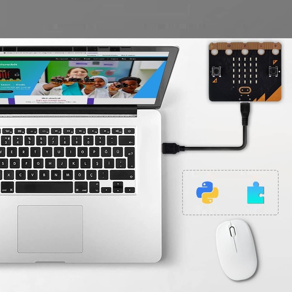 GeeekPi BBC Micro:bit V2.2 MB V2 Płytka Rozwojowa z USB i uchwytem na baterie